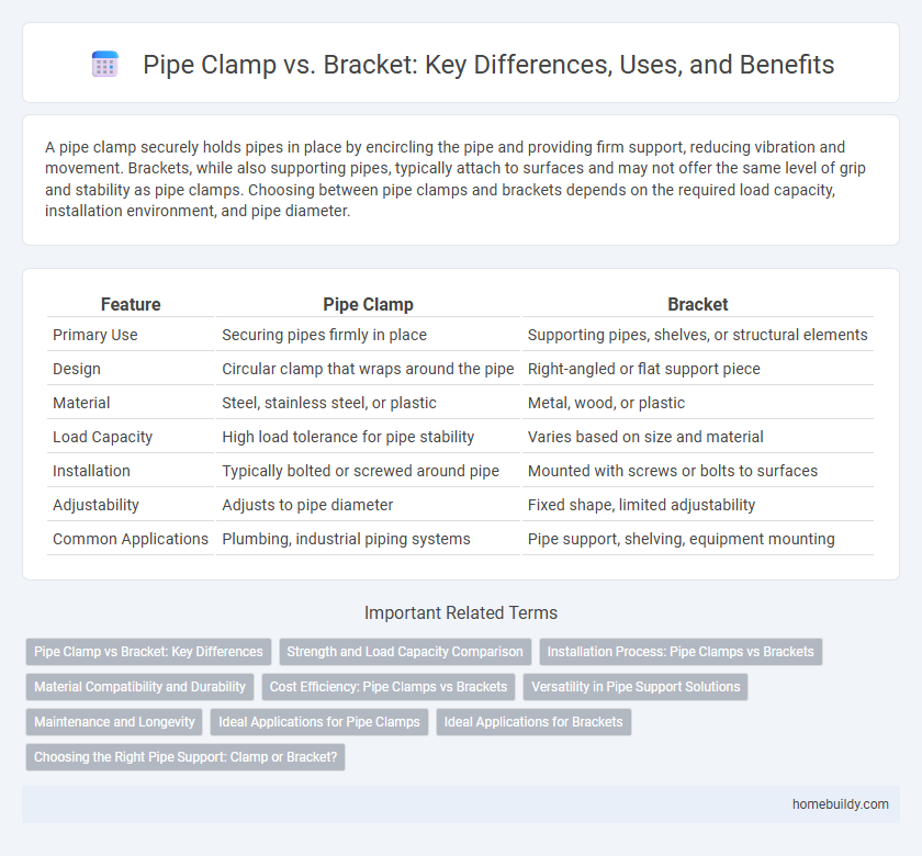 Pipe Clamp vs. Bracket: Key Differences, Uses, and Benefits