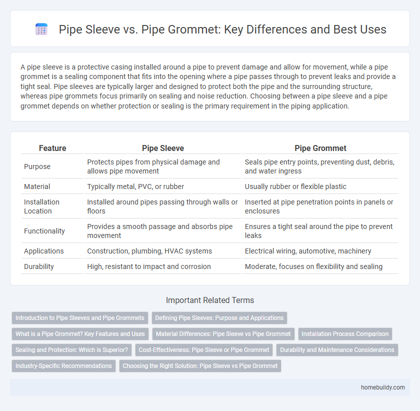 Pipe Sleeve vs. Pipe Grommet: Key Differences and Best Uses