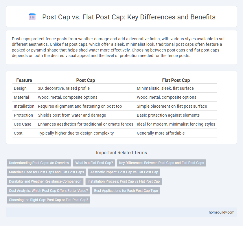 Post Cap vs. Flat Post Cap: Key Differences and Benefits