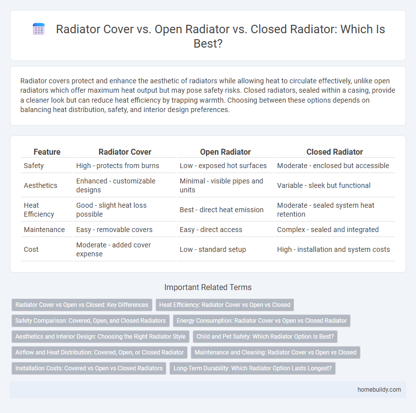 Radiator Cover vs. Open Radiator vs. Closed Radiator: Which Is Best?