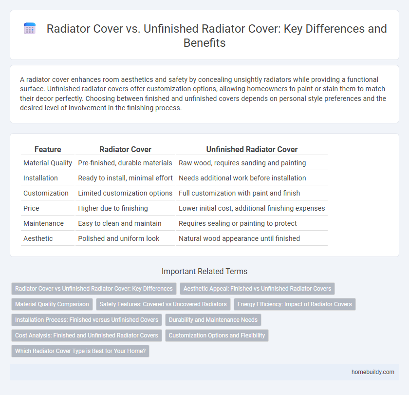 Radiator Cover vs. Unfinished Radiator Cover: Key Differences and Benefits