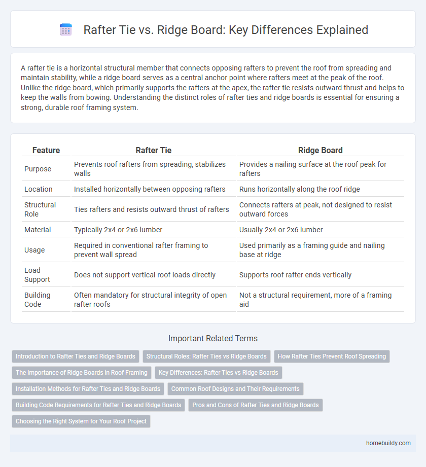 Rafter Tie vs. Ridge Board: Key Differences Explained