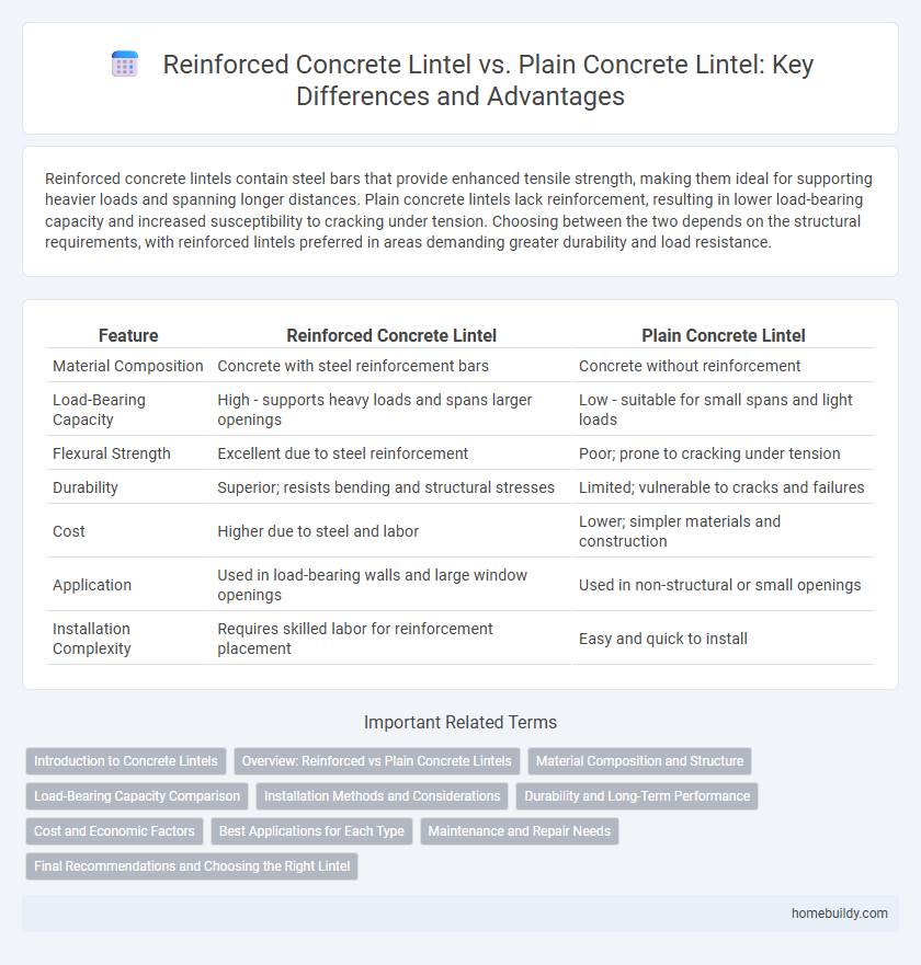 Reinforced Concrete Lintel vs. Plain Concrete Lintel: Key Differences and Advantages
