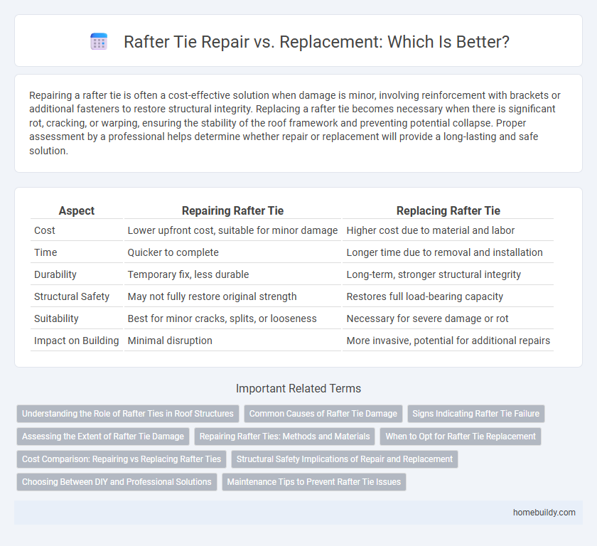 Rafter Tie Repair vs. Replacement: Which Is Better?