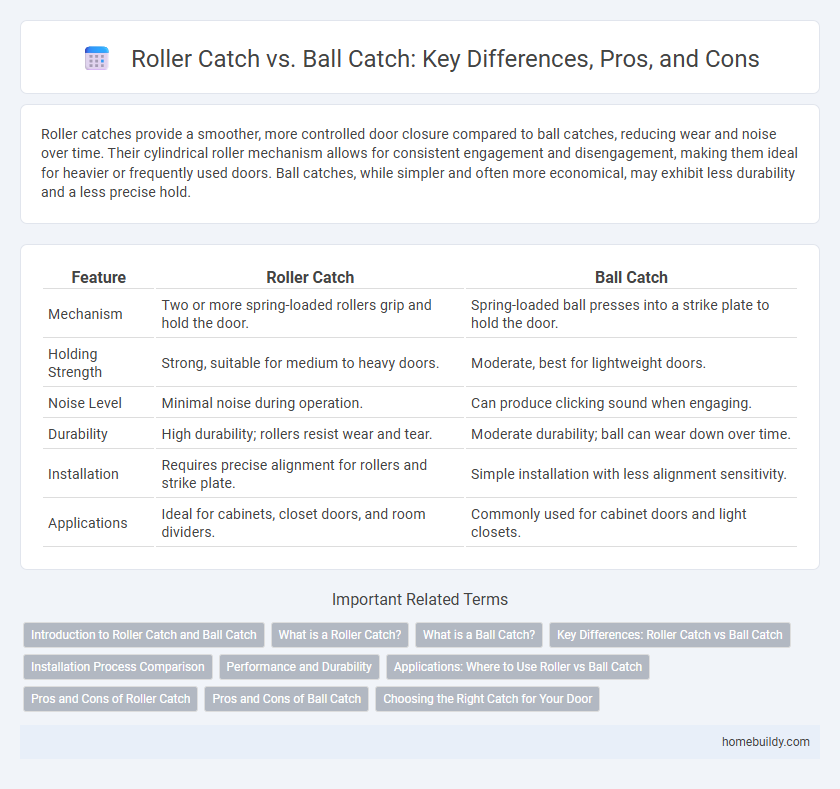 Roller Catch vs. Ball Catch: Key Differences, Pros, and Cons