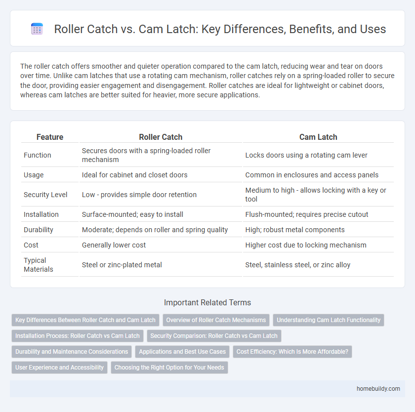Roller Catch vs. Cam Latch: Key Differences, Benefits, and Uses