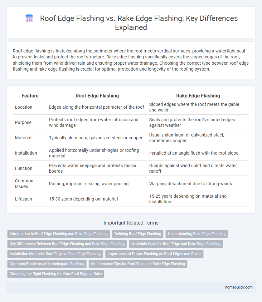 Roof Edge Flashing vs. Rake Edge Flashing: Key Differences Explained