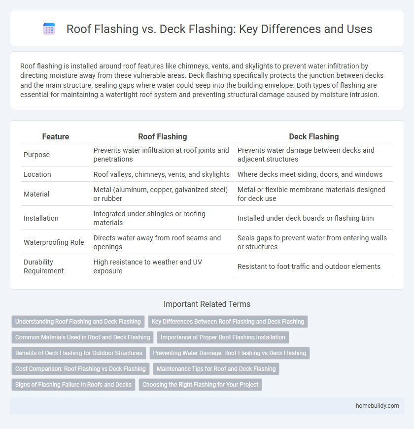 Roof Flashing vs. Deck Flashing: Key Differences and Uses