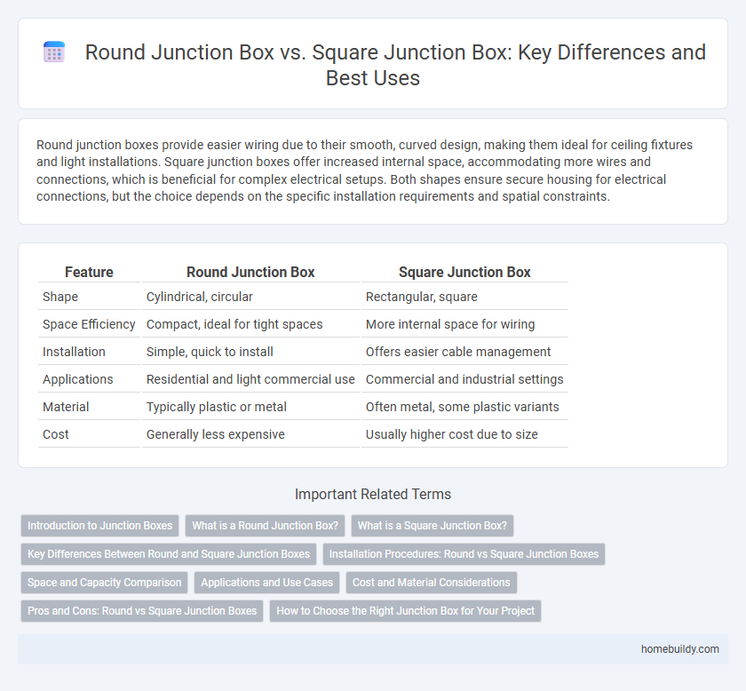 Round Junction Box vs. Square Junction Box: Key Differences and Best Uses