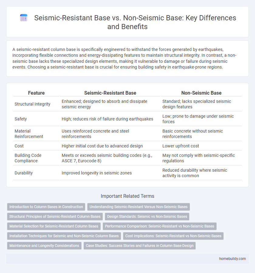 Seismic-Resistant Base vs. Non-Seismic Base: Key Differences and Benefits