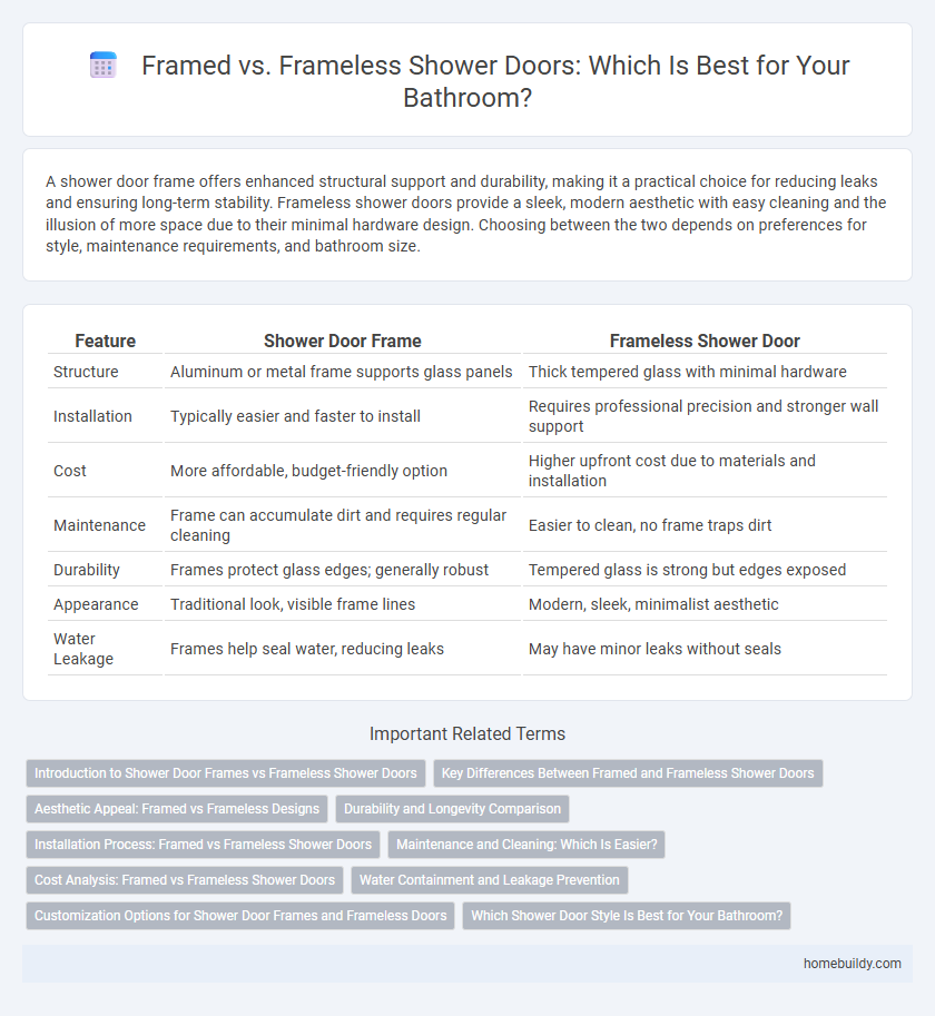 Framed vs. Frameless Shower Doors: Which Is Best for Your Bathroom?