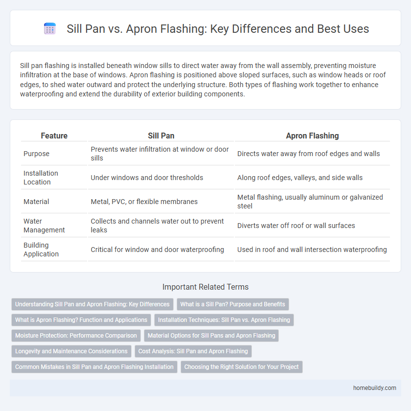 Sill Pan vs. Apron Flashing: Key Differences and Best Uses