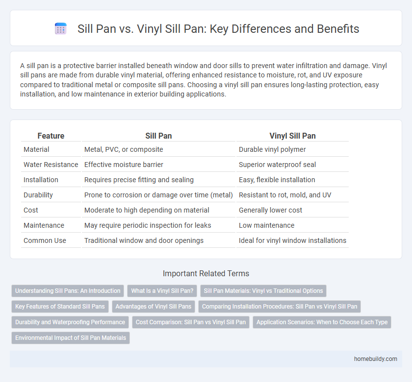 Sill Pan vs. Vinyl Sill Pan: Key Differences and Benefits