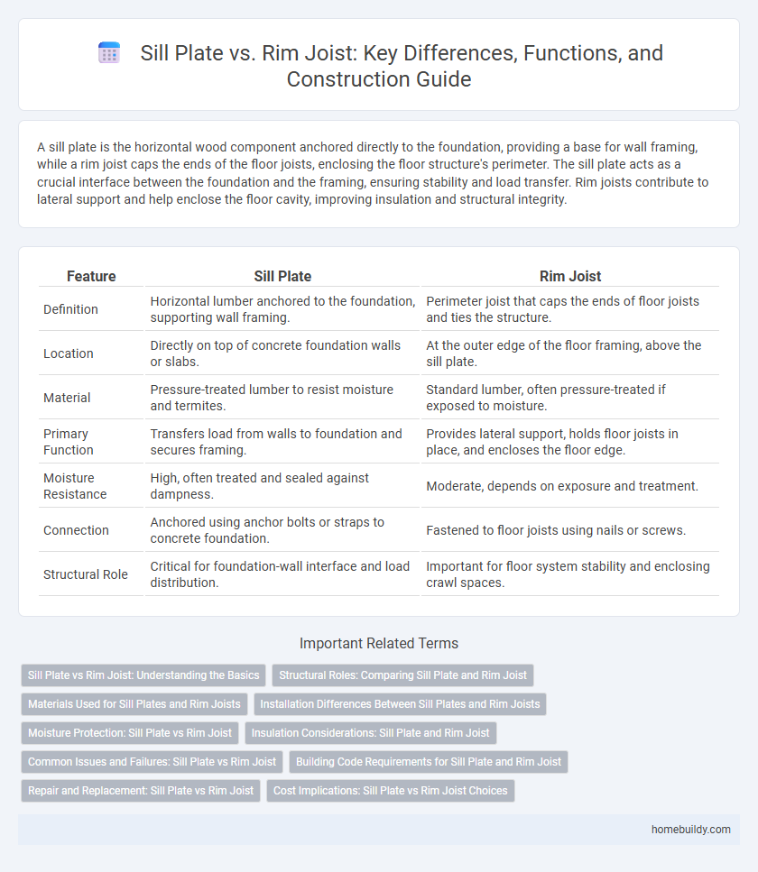 Sill Plate vs. Rim Joist: Key Differences, Functions, and Construction Guide