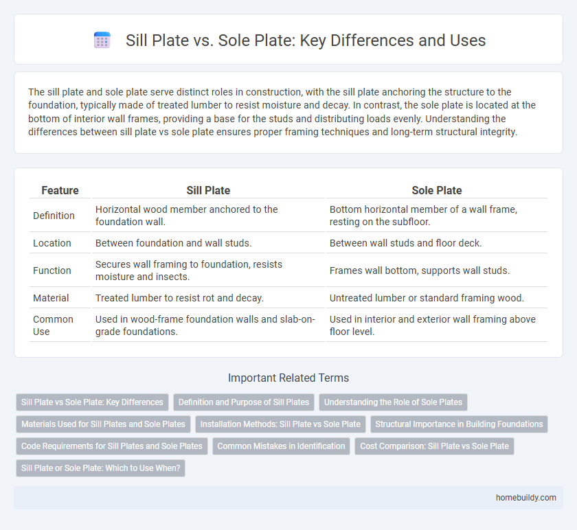 Sill Plate vs. Sole Plate: Key Differences and Uses