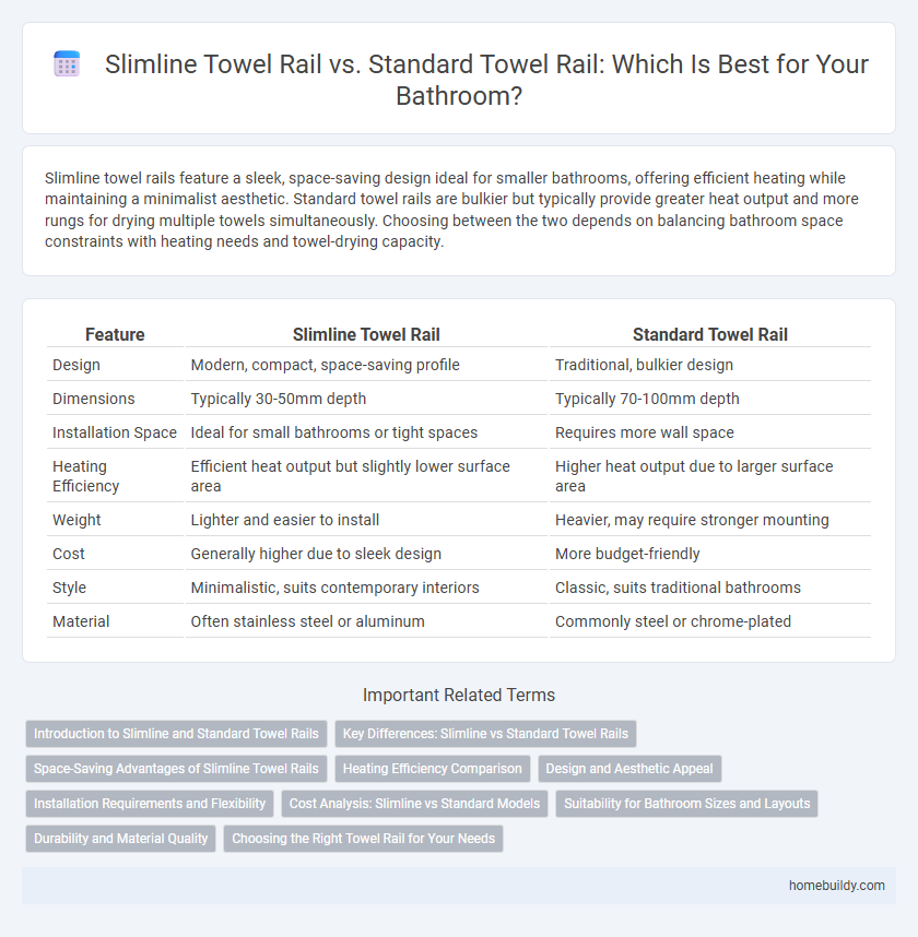 Slimline Towel Rail vs. Standard Towel Rail: Which Is Best for Your Bathroom?