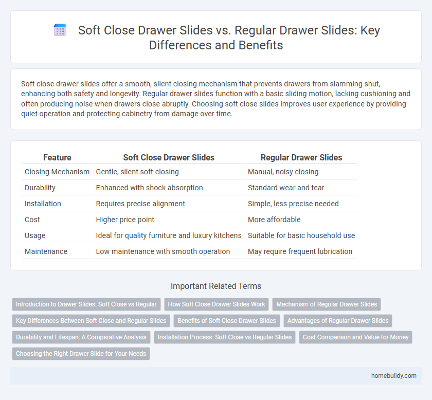 Soft Close Drawer Slides vs. Regular Drawer Slides: Key Differences and Benefits