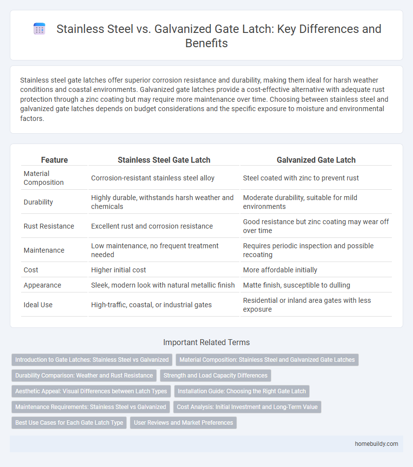 Stainless Steel vs. Galvanized Gate Latch: Key Differences and Benefits