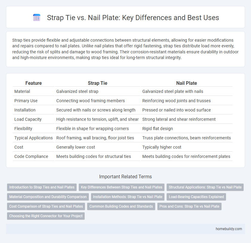 Strap Tie vs. Nail Plate: Key Differences and Best Uses