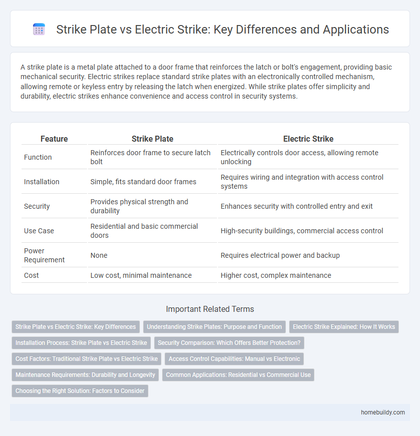 Strike Plate vs Electric Strike: Key Differences and Applications