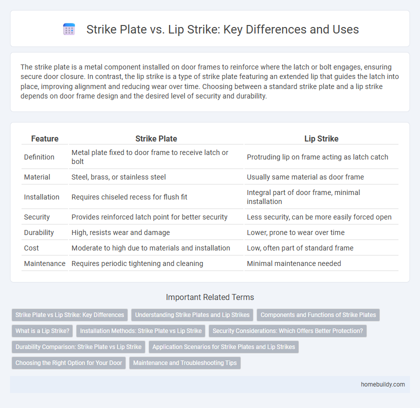 Strike Plate vs. Lip Strike: Key Differences and Uses