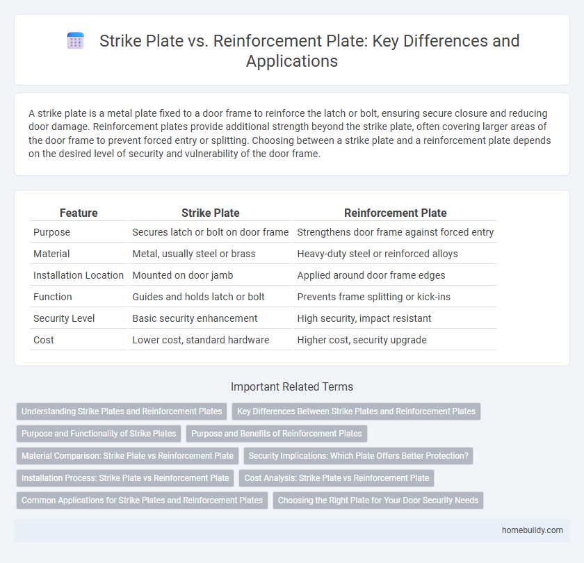 Strike Plate vs. Reinforcement Plate: Key Differences and Applications