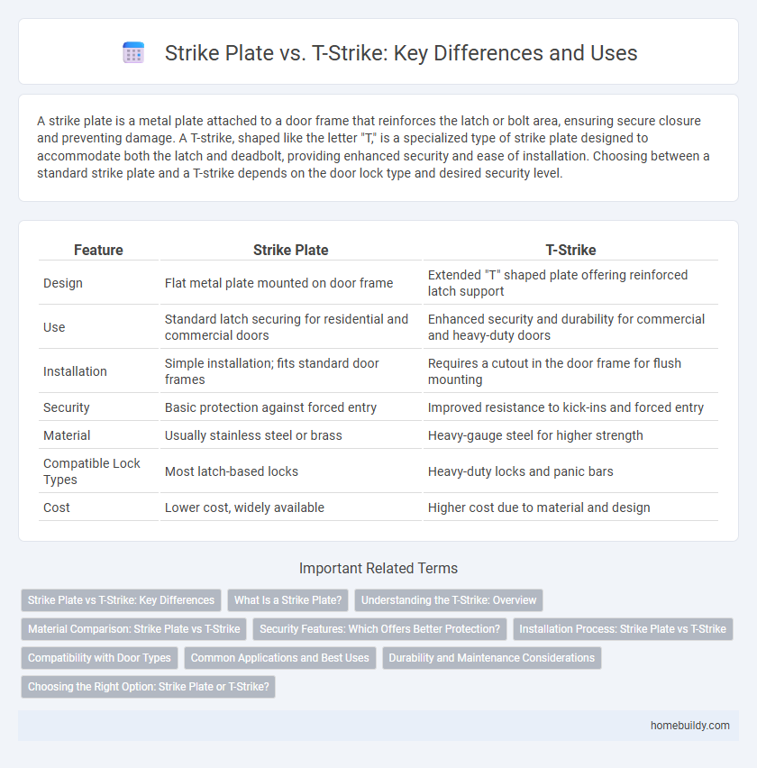 Strike Plate vs. T-Strike: Key Differences and Uses