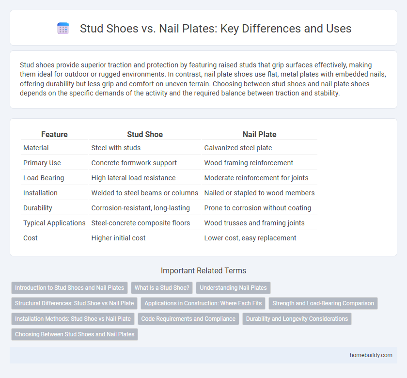 Stud Shoes vs. Nail Plates: Key Differences and Uses