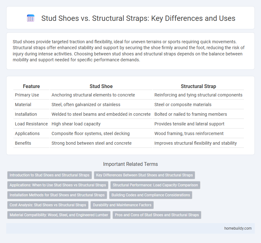 Stud Shoes vs. Structural Straps: Key Differences and Uses