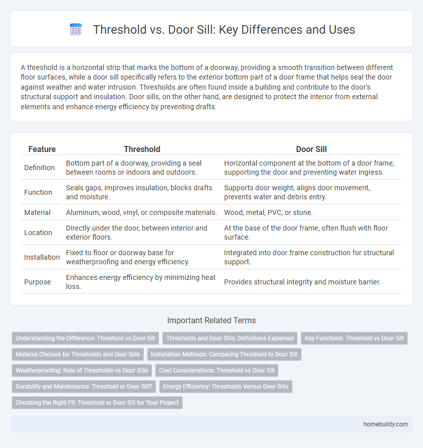 Threshold vs. Door Sill: Key Differences and Uses