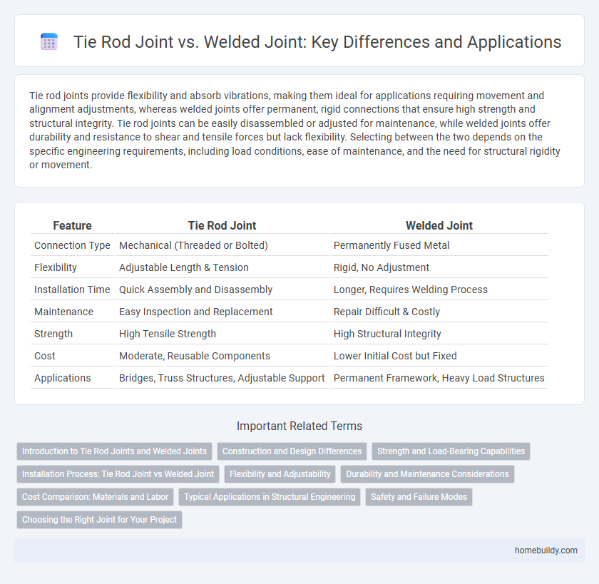 Tie Rod Joint vs. Welded Joint: Key Differences and Applications