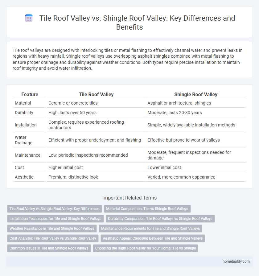 Tile Roof Valley vs. Shingle Roof Valley: Key Differences and Benefits