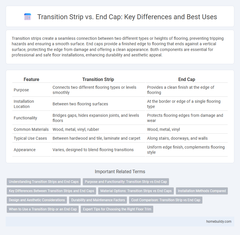 Transition Strip vs. End Cap: Key Differences and Best Uses