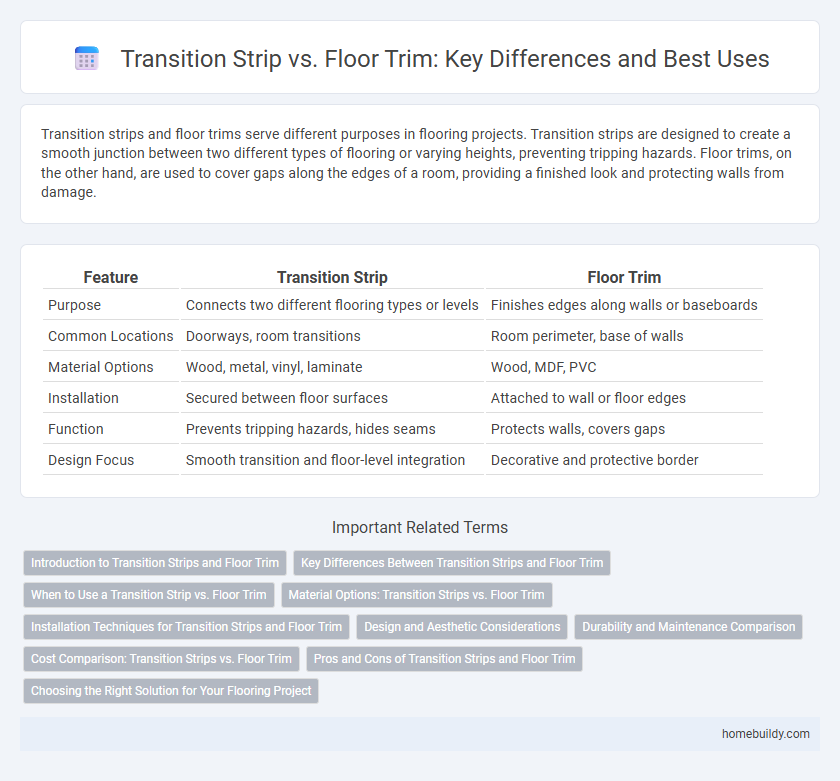 Transition Strip vs. Floor Trim: Key Differences and Best Uses