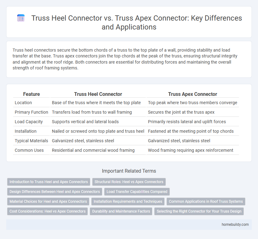 Truss Heel Connector vs. Truss Apex Connector: Key Differences and Applications