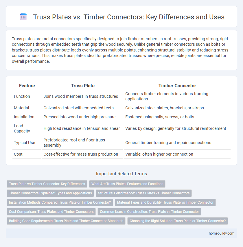 Truss Plates vs. Timber Connectors: Key Differences and Uses