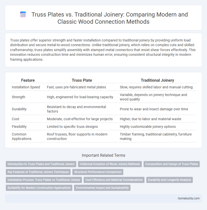 Truss Plates vs. Traditional Joinery: Comparing Modern and Classic Wood Connection Methods