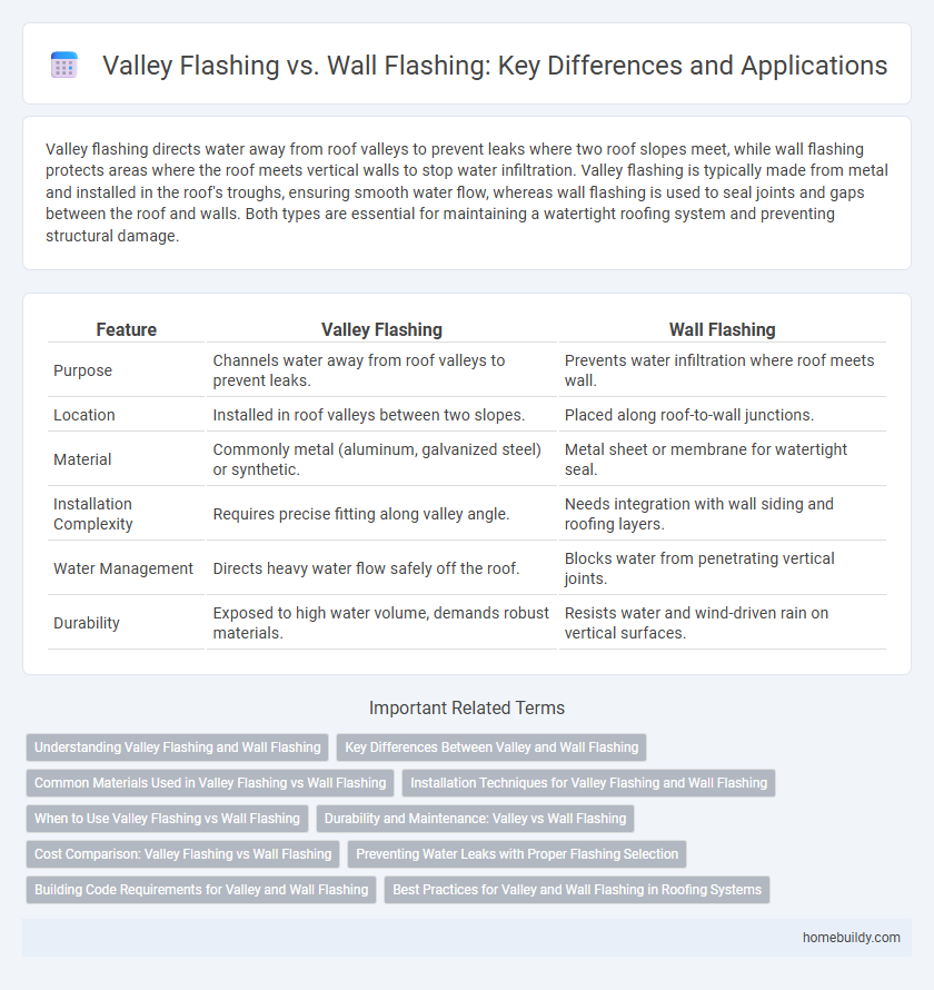 Valley Flashing vs. Wall Flashing: Key Differences and Applications