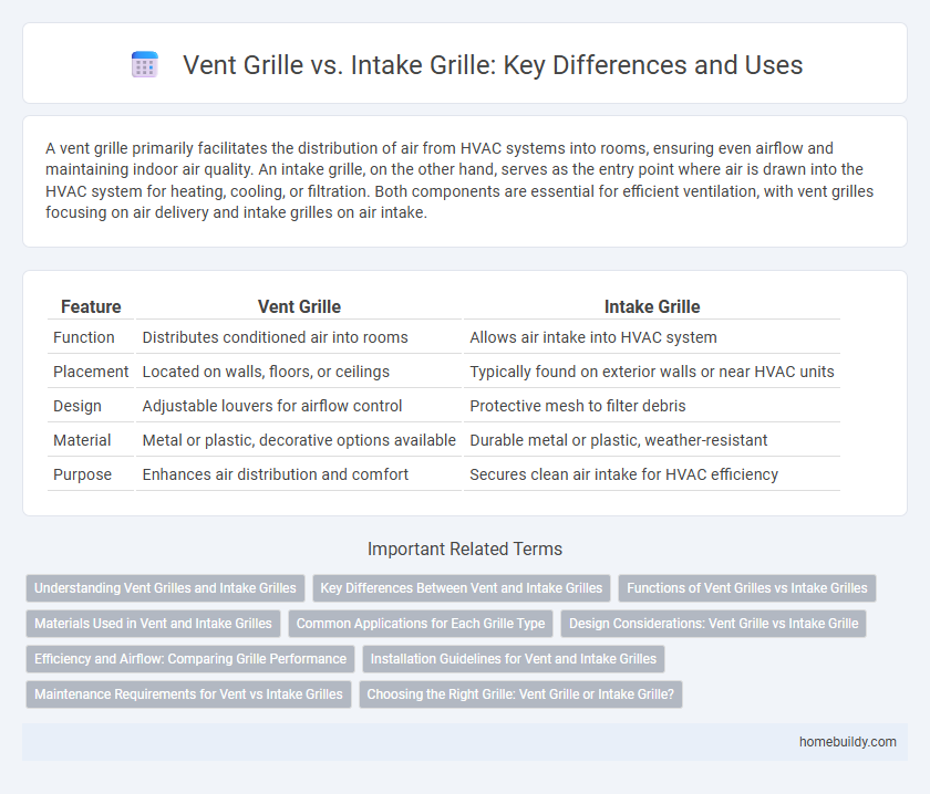 Vent Grille vs. Intake Grille: Key Differences and Uses