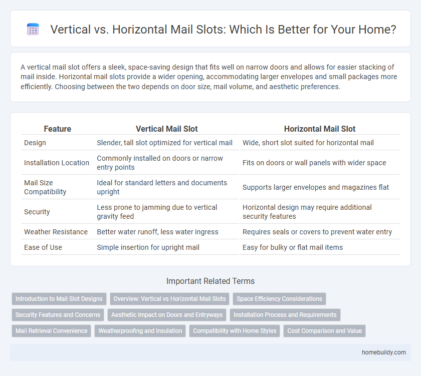 Vertical vs. Horizontal Mail Slots: Which Is Better for Your Home?