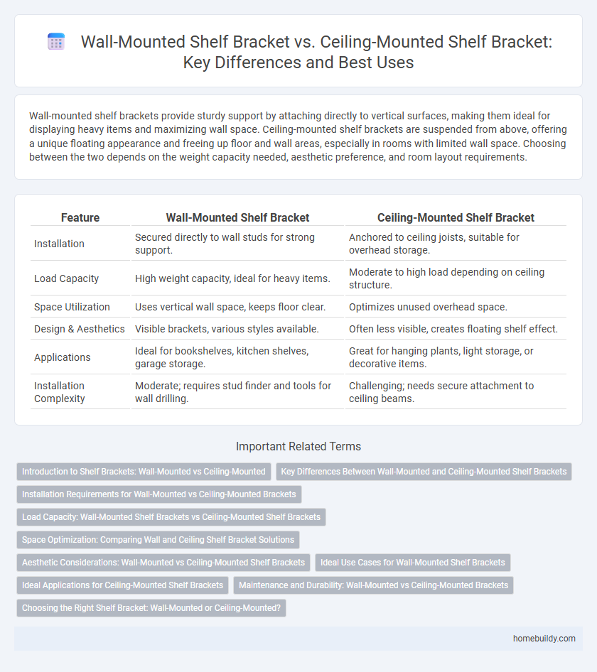 Wall-Mounted Shelf Bracket vs. Ceiling-Mounted Shelf Bracket: Key Differences and Best Uses