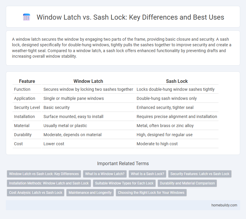 Window Latch vs. Sash Lock: Key Differences and Best Uses