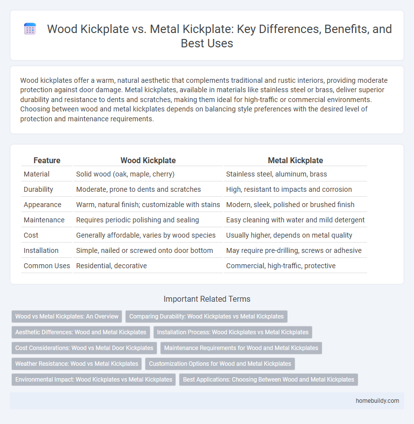 Wood Kickplate vs. Metal Kickplate: Key Differences, Benefits, and Best Uses