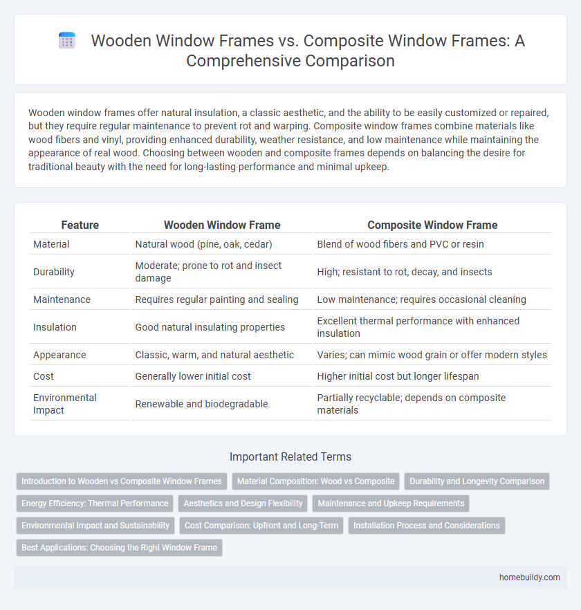 Wooden Window Frames vs. Composite Window Frames: A Comprehensive Comparison