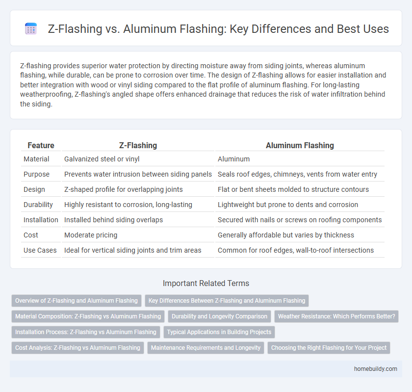 Z-Flashing vs. Aluminum Flashing: Key Differences and Best Uses