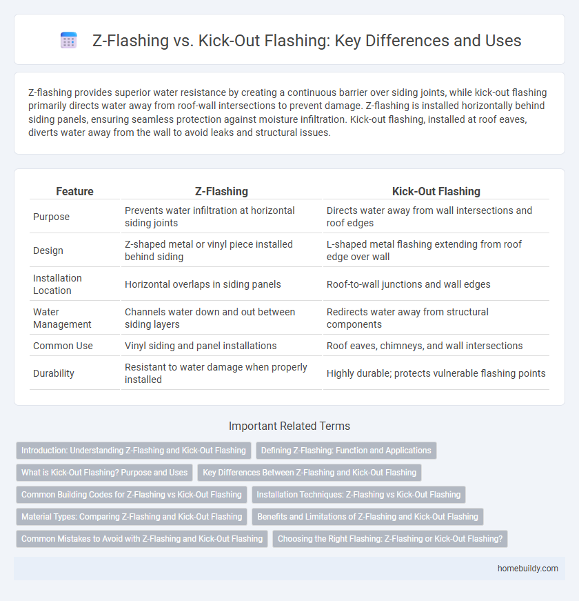 Z-Flashing vs. Kick-Out Flashing: Key Differences and Uses