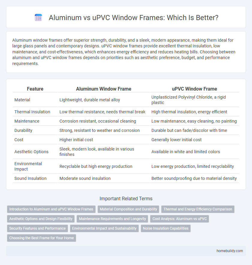 Aluminum vs uPVC Window Frames: Which Is Better?