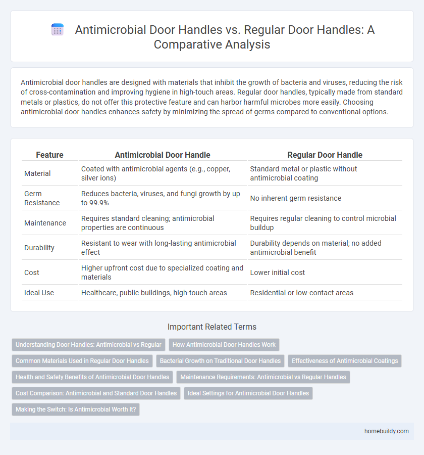Antimicrobial Door Handles vs. Regular Door Handles: A Comparative Analysis