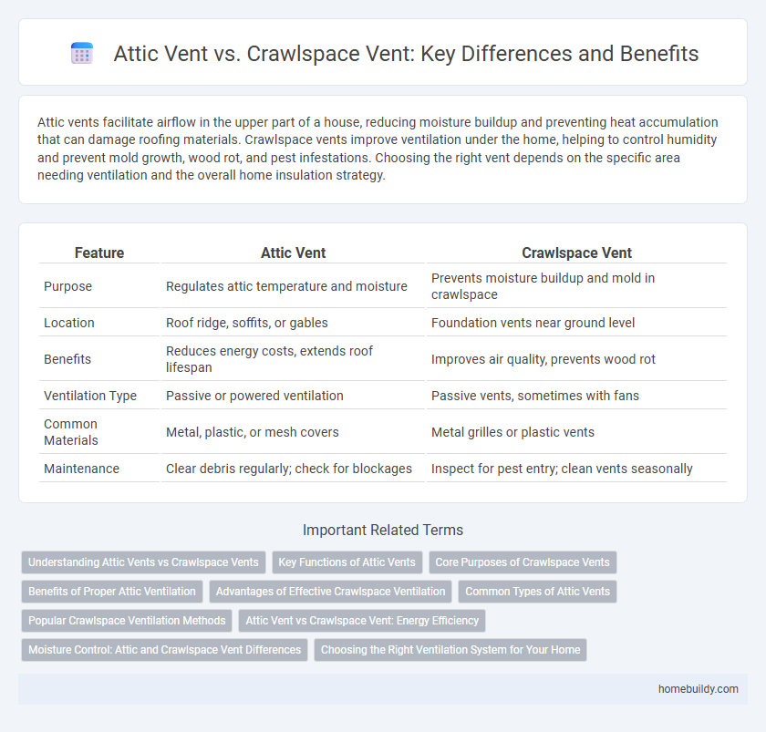 Attic Vent vs. Crawlspace Vent: Key Differences and Benefits