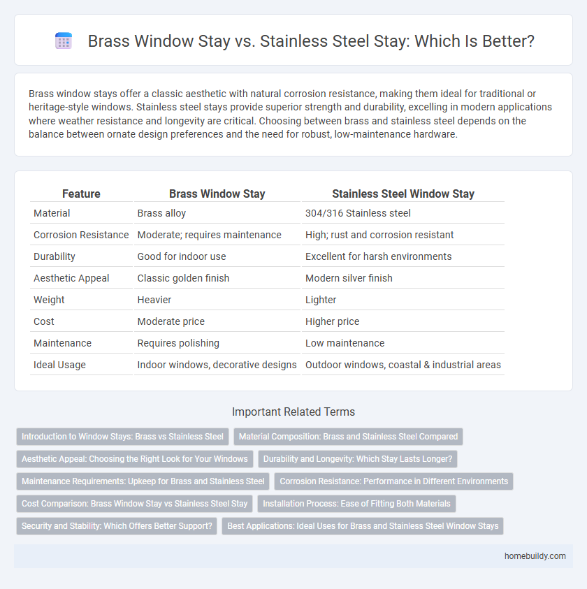 Brass Window Stay vs. Stainless Steel Stay: Which Is Better?
